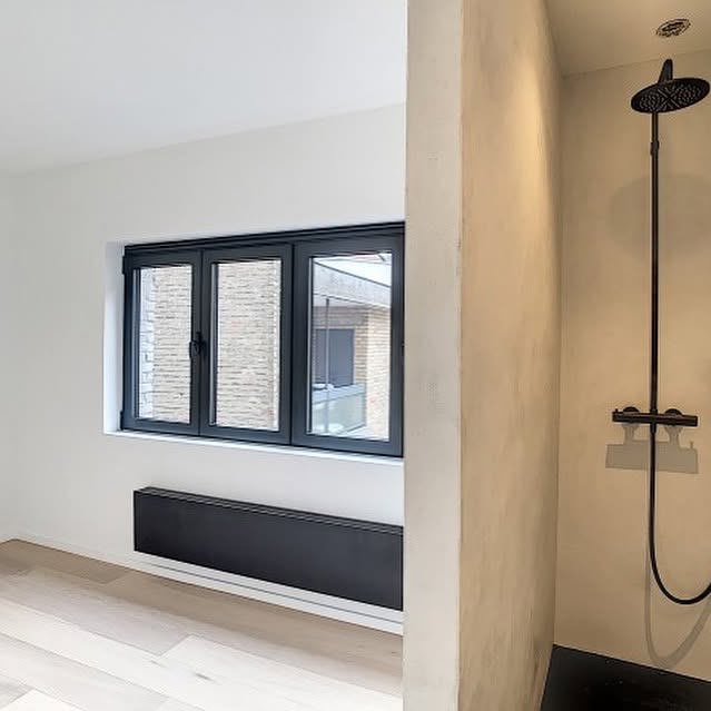 Mortex wandafwerking door Maison Bontinck