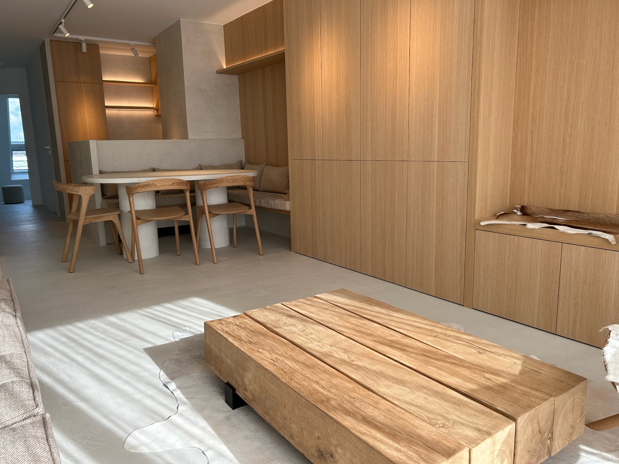 Totaalrenovatie met mortex door Maison Bontinck