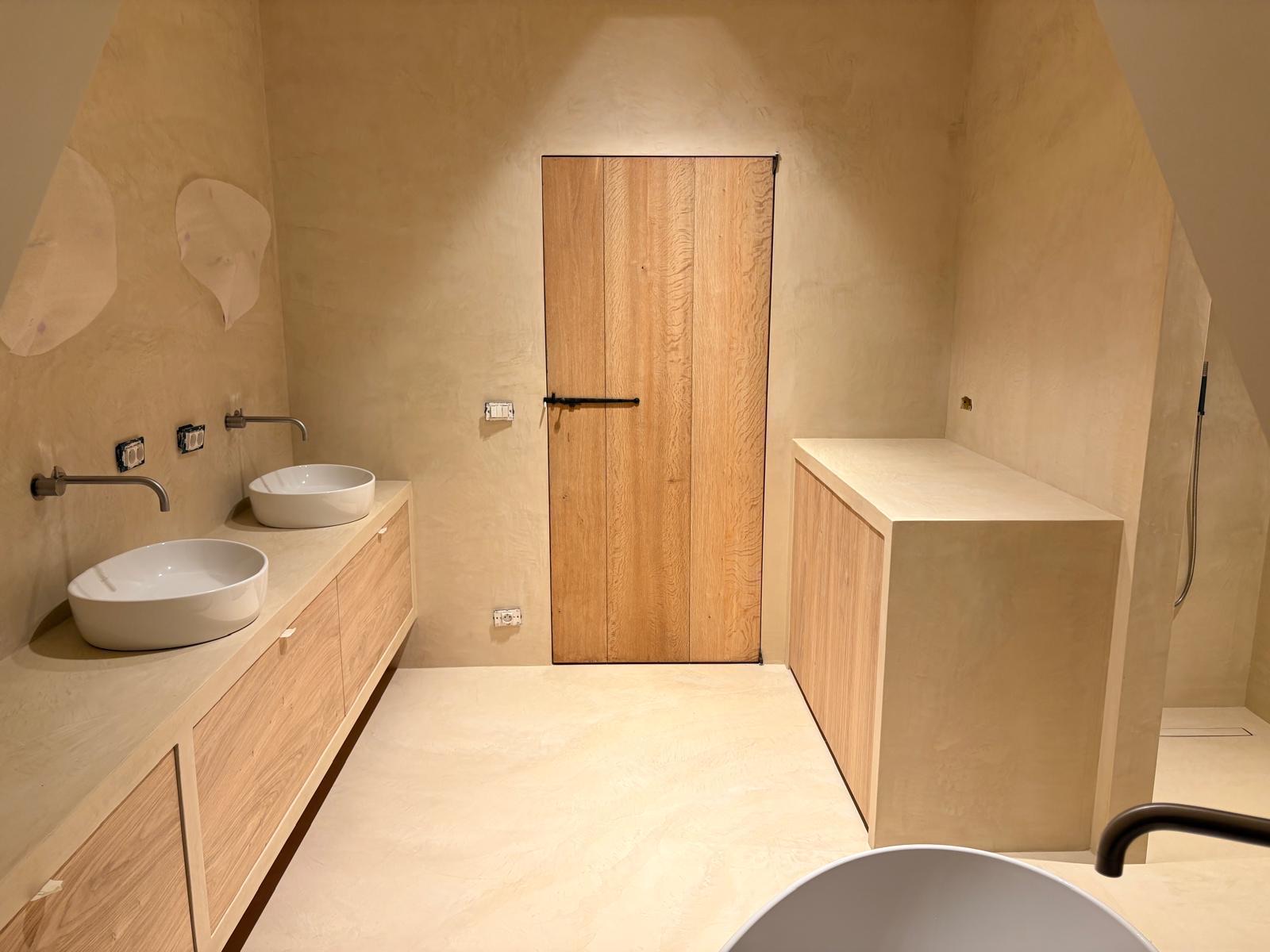 Mortex afwerking door Maison Bontinck