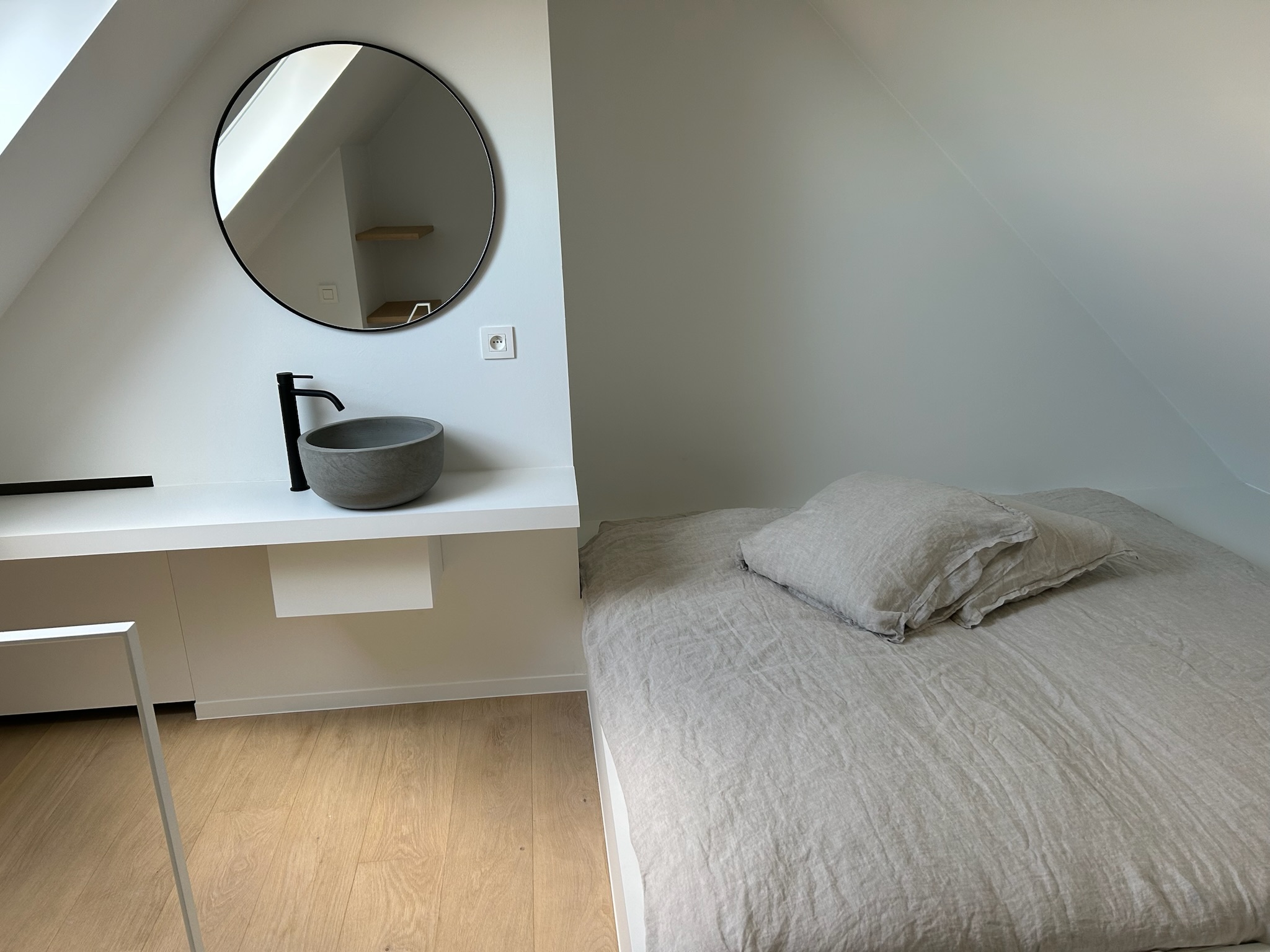 Mortex afwerking door Maison Bontinck